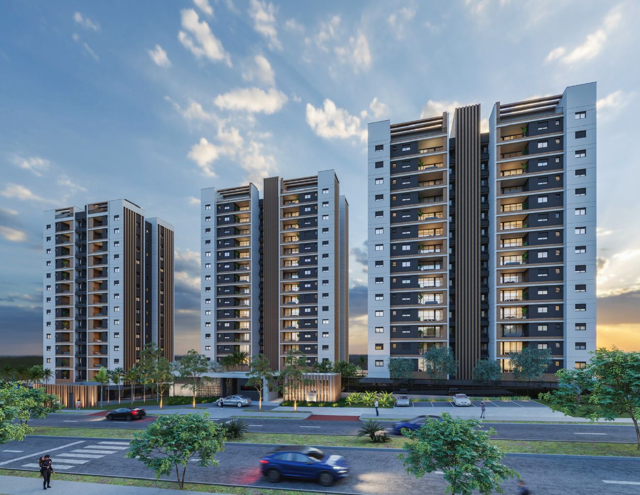 Wyn - Apartamentos de 2 e 3 dorm com 77m2 e 95m2 no Le Monde