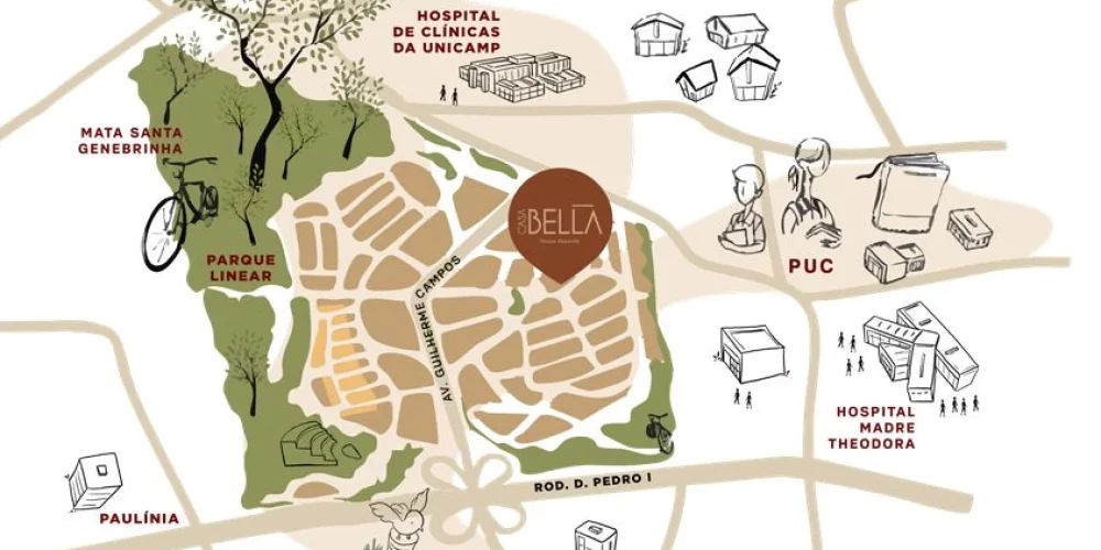 Casa Bella Parque Alphaville - Localização