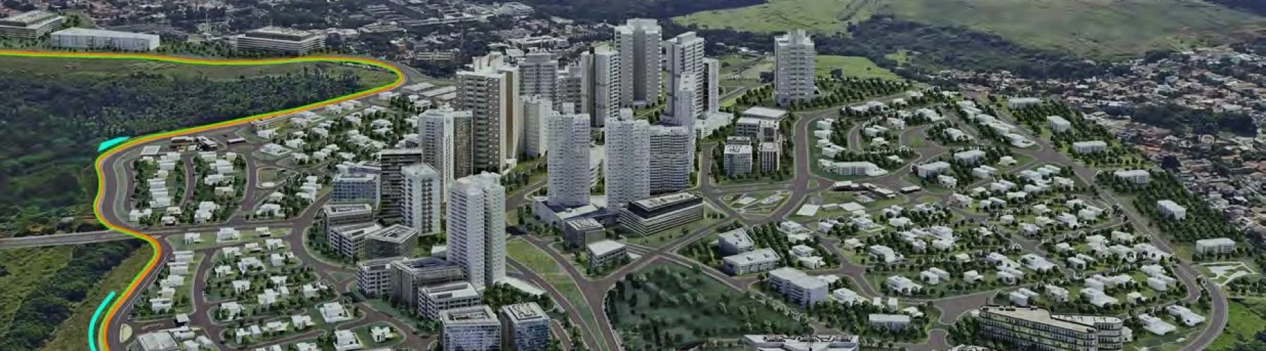 Casa Bella - Parque Alphaville - Vista Aerea