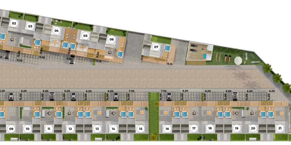 Oni Dijon Lançamento Condomínio de casas no Taquaral - Implantação