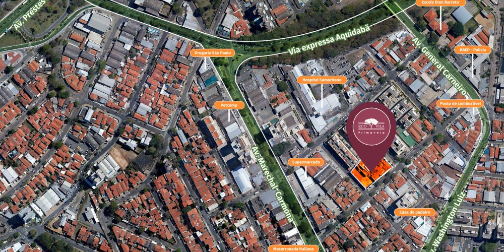 Localização Eco Vila Primavera